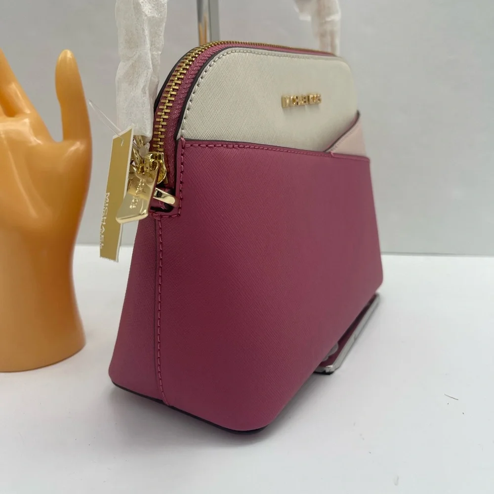 Michael Kors Jet Set Travel Medium Dome Crossbody XCROSS XBODY Bag 
Rosewood NWT - Picture 2 of 16